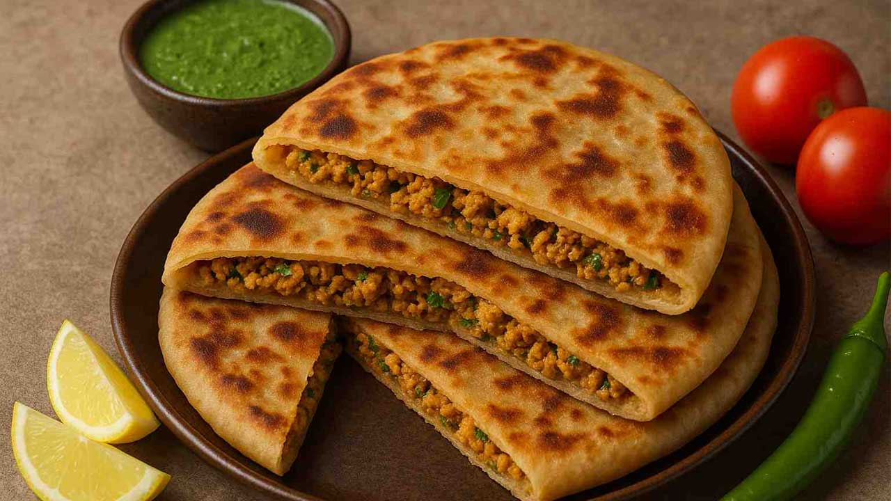 Chicken Keema Paratha Recipe: యమ్మీ.. యమ్మీ.. చికెన్‌ కీమా పరోటా.. సింపుల్‌గా ఇలా ఇంట్లోనే చేసుకోండి..!