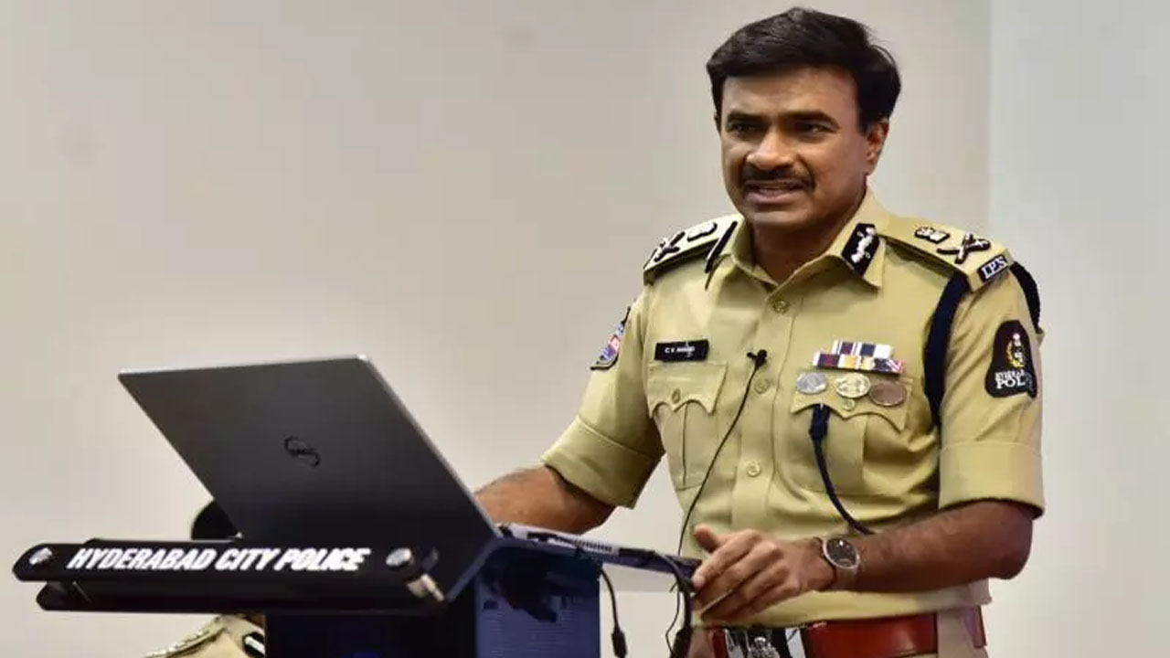 telangana dgp cv anand friendly policing rowdies drugs cybercrime