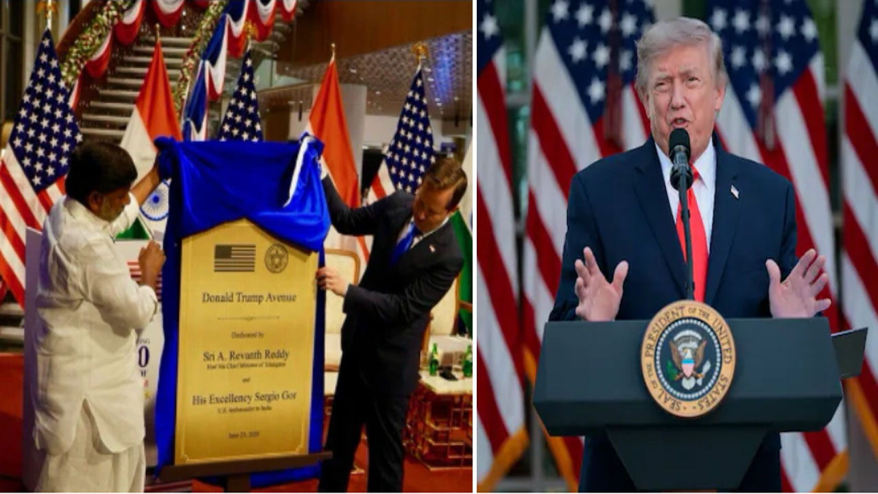 donald trump reacts hyderabad donald trump avenue truth social