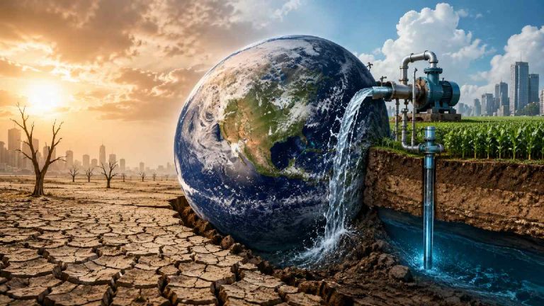 The Earth: భూగర్భ జలాల దోపిడి.. 31.5 అంగుళాలు వంగిన భూమి!
