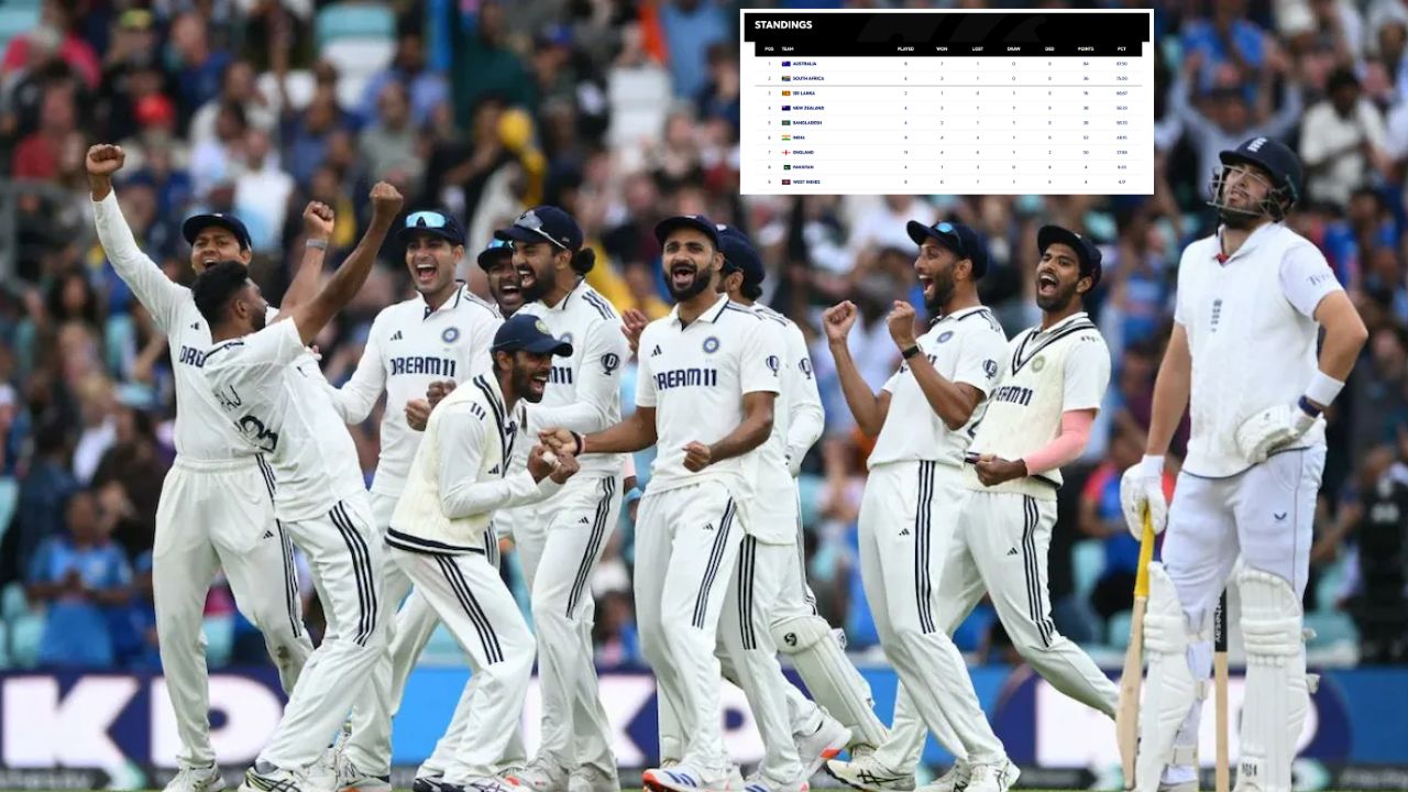 england beat new zealand at lord major changes in wtc 2025 27 standings india slip to sixth