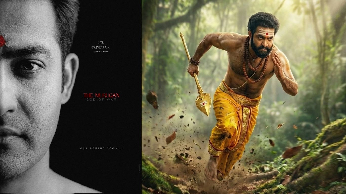 junior ntr and trivikrams god of war is shaking up social media
