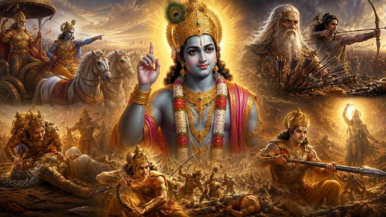 Mahabharata: మహాభారతంలో ఐదుగురు వీరుల మరణం.. ధర్మరక్షణకు ‘‘శ్రీకృష్ణుడి’’ మాస్టర్ ప్లాన్.!