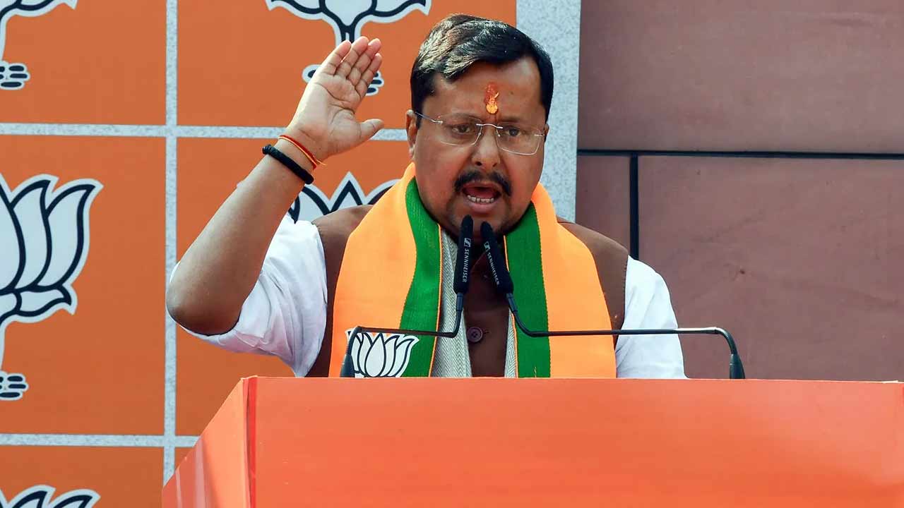 nitin nabin slams congress over telangana tribal development