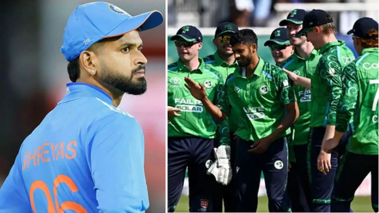 shreyas iyer unwanted record india first t20 loss to ireland captaincy debut