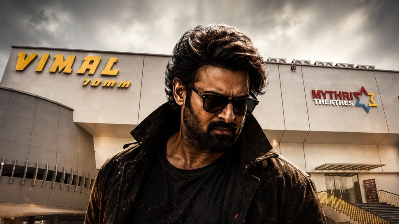 Spirit shooting : మైత్రీ విమల్ థియేటర్ లో ‘స్పిరిట్’ షూటింగ్.. ప్రభాస్ పై సీన్స్ తీస్తున్న వంగ