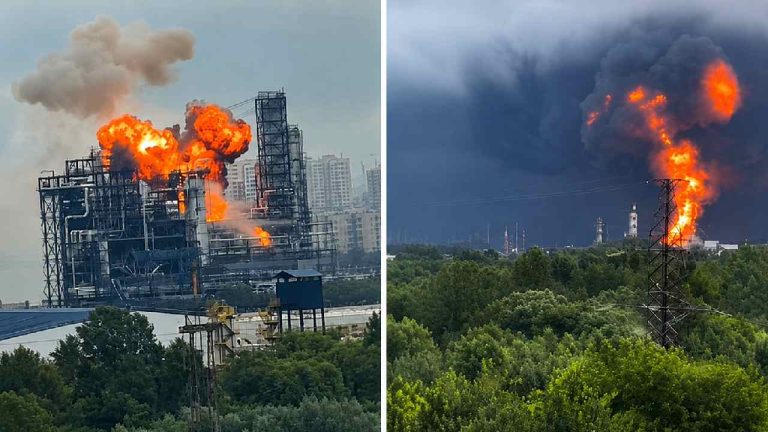 Ukraine War: రష్యాపై ఉక్రెయిన్ భారీ డ్రోన్ దాడి.. మంటల్లో రాజధాని మాస్కో..