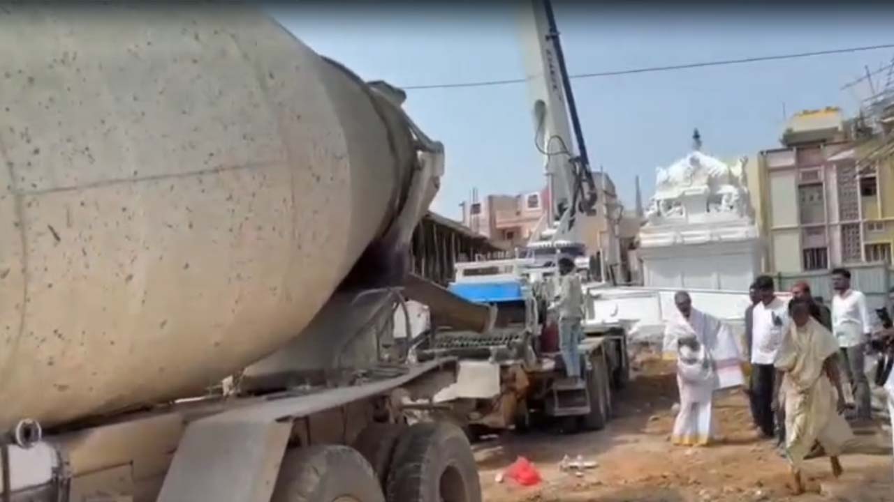 Vemulawada Rajanna Temple : వేములవాడ రాజన్న ఆలయ పునర్నిర్మాణం.. శరవేగంగా అభివృద్ధి పనులు..