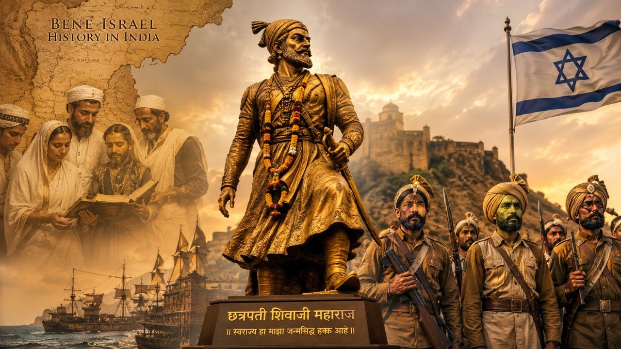 shivaji maharaj statue in israel explained 2000 year bond with bene israel jews
