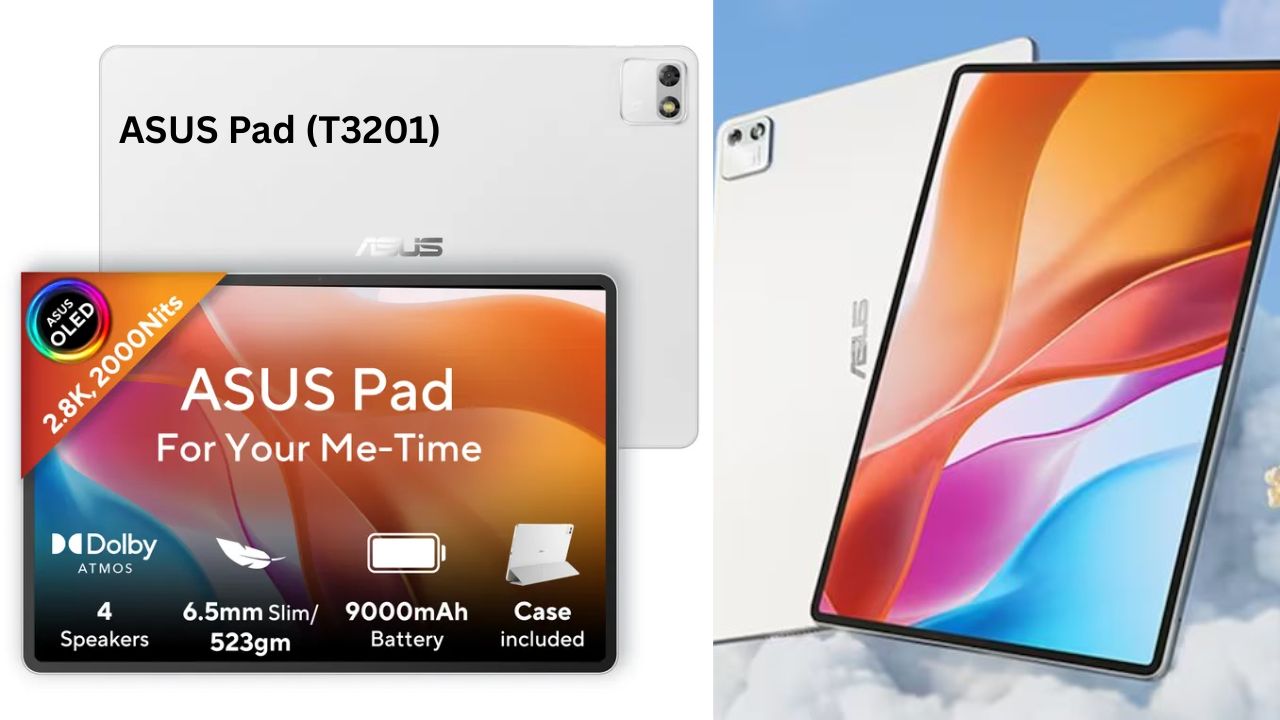 asus pad t3201 launched in india with 12 2 inch 2 8k 144hz oled display dimensity 8300 9000mah battery