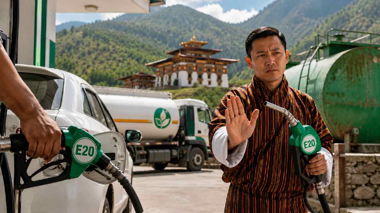 why bhutan rejected indias e20 petrol export proposal