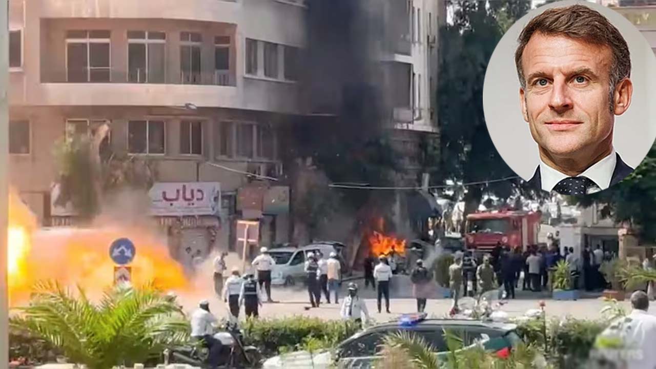 Syria: సిరియా పర్యటనలో మాక్రాన్‌కు తప్పిన ప్రమాదం.. హోటల్ సమీపంలో భారీ పేలుళ్లు