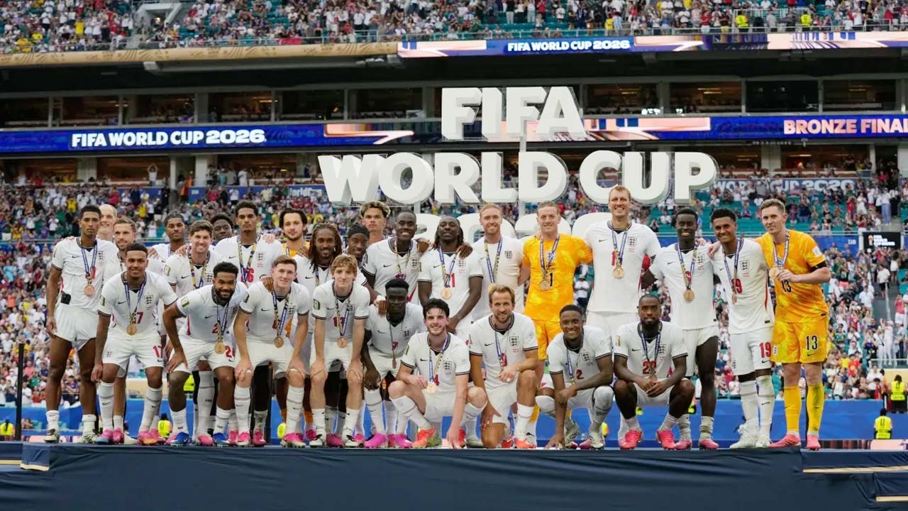 england 6 4 france bukayo saka hat trick seals fifa world cup 2026 bronze