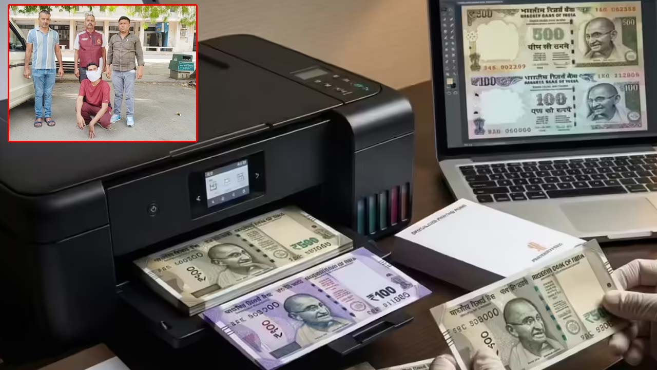 faridabad techie with rs 42 lakh salary caught printing fake currency in locked hotel room