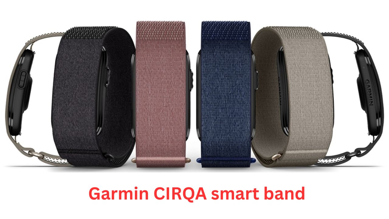 garmin cirqa smart band launched 10 day battery screen free design 80 sports modes and health tracking