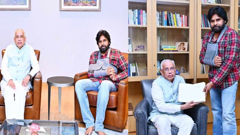 Governor Abdul Nazeer: డిప్యూటీ సీఎంను ఇంటికెళ్లి పరామర్శించిన గవర్నర్‌.. పవన్ కల్యాణ్‌ లైబ్రరీ సందర్శన..