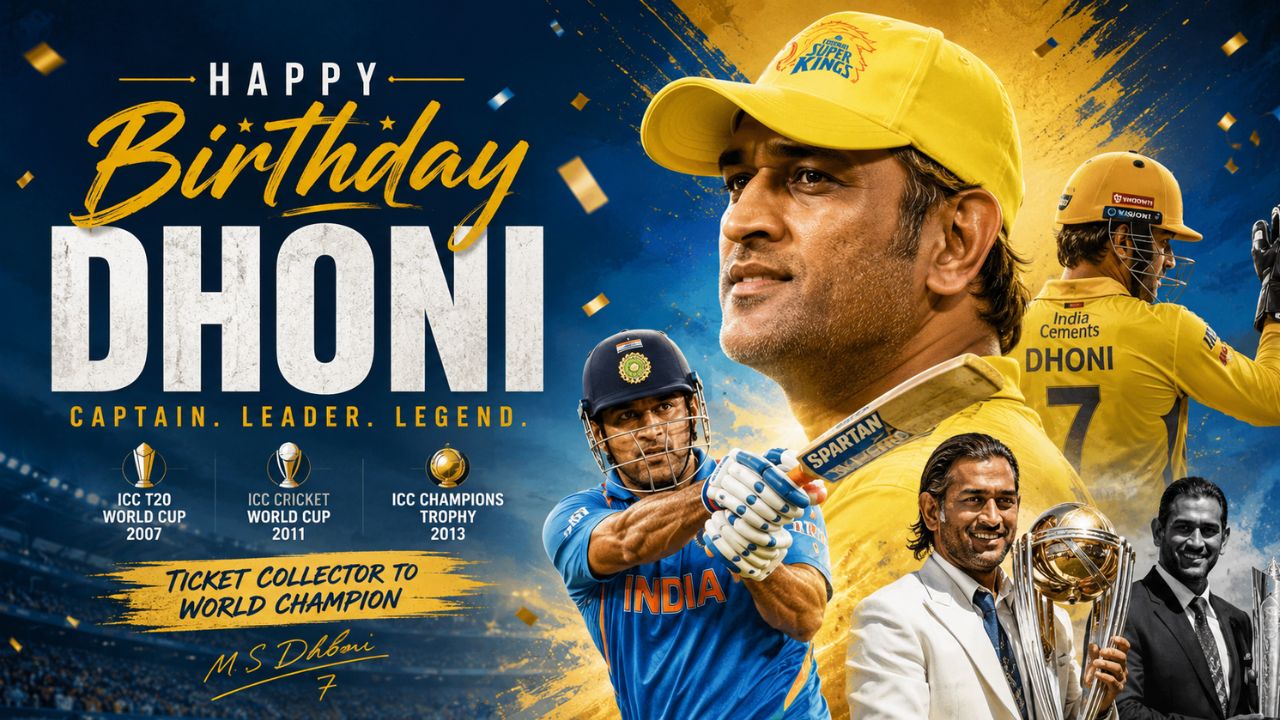 Happy Birthday Dhoni: 17,266 పరుగులు, 829 డిస్మిసల్స్, 3 ఐసీసీ ట్రోఫీస్.. భారత క్రికెట్⁭లో ధోని శకం ఇలా.!