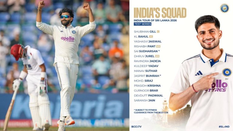 Ind vs SL: ‘జడేజా’ రీఎంట్రీ.. శ్రీలంకతో రెండు టెస్టుల సిరీస్ కోసం భారత జట్టు ప్రకటన.!