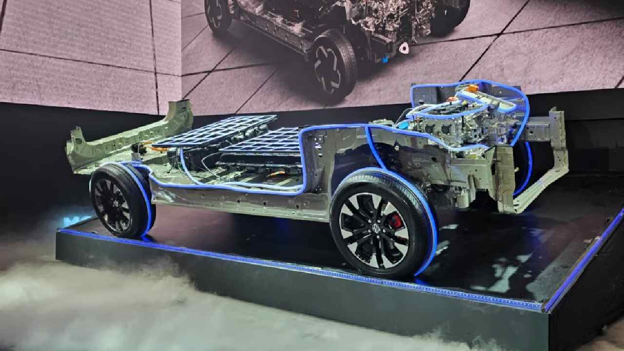 mg adapt platform electric hybrid cars india