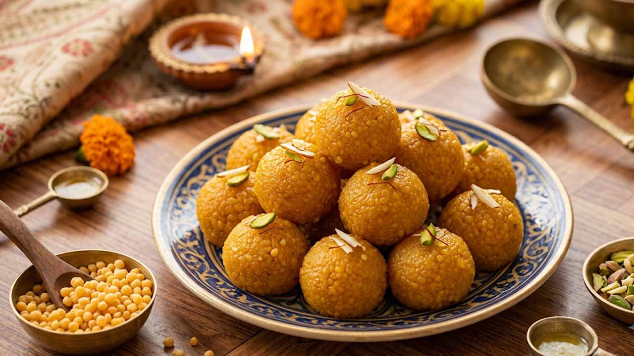 Motichoor Laddu Recipe: మార్కెట్ లడ్డూలు తిని విసిగిపోయారా?.. ఇంట్లోనే మెత్తని మోతీచూర్ లడ్డూ సులువుగా..