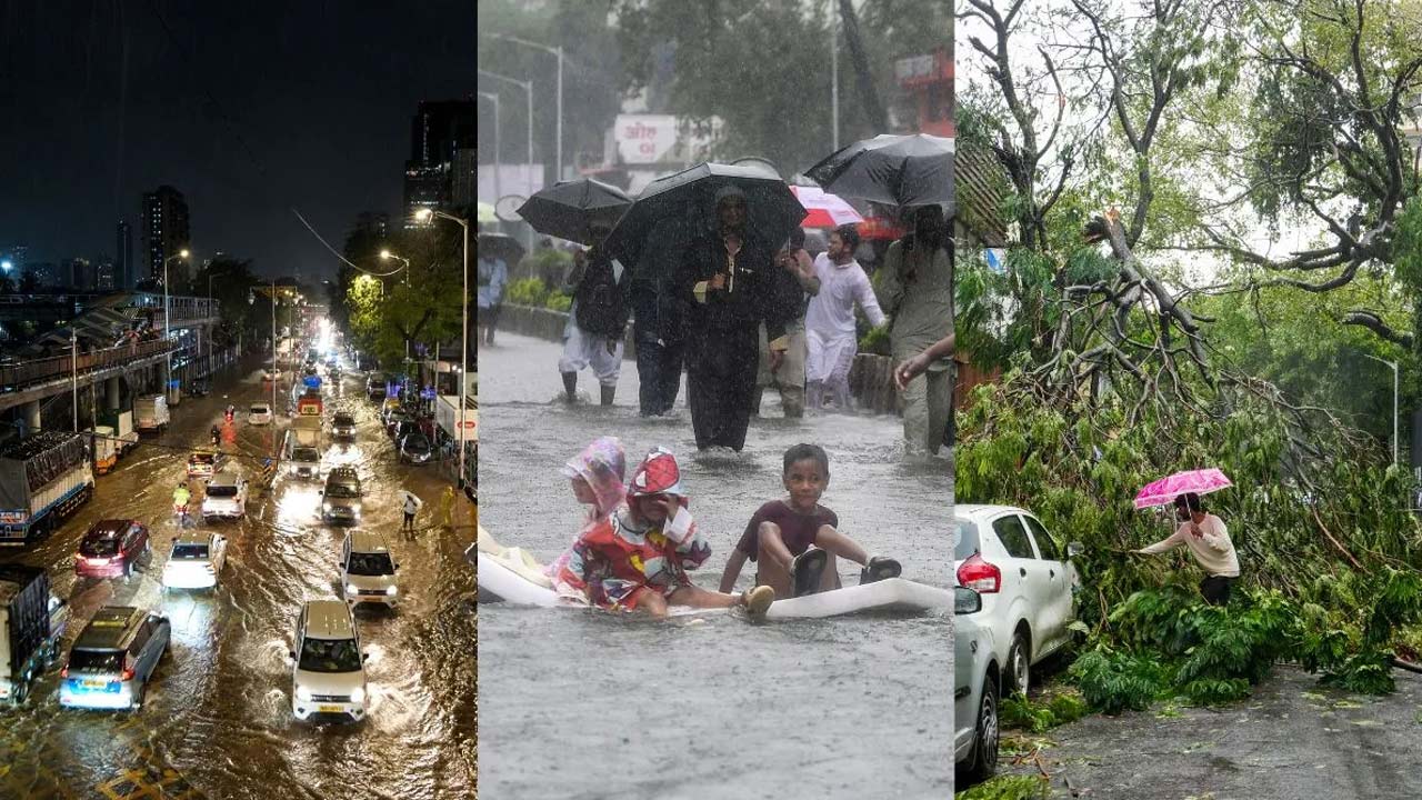 Mumbai Heavy Rains: దంచికొట్టిన వాన.. 24 గంటల్లో 265 మిల్లీమీటర్ల వర్షం.. నేడు స్కూల్స్ కు సెలవు..!