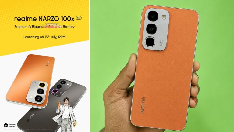 8000mAh భారీ బ్యాటరీ, 120Hz డిస్‌ప్లేతో Realme NARZO 100x 5G జూలై 15న లాంచ్.!