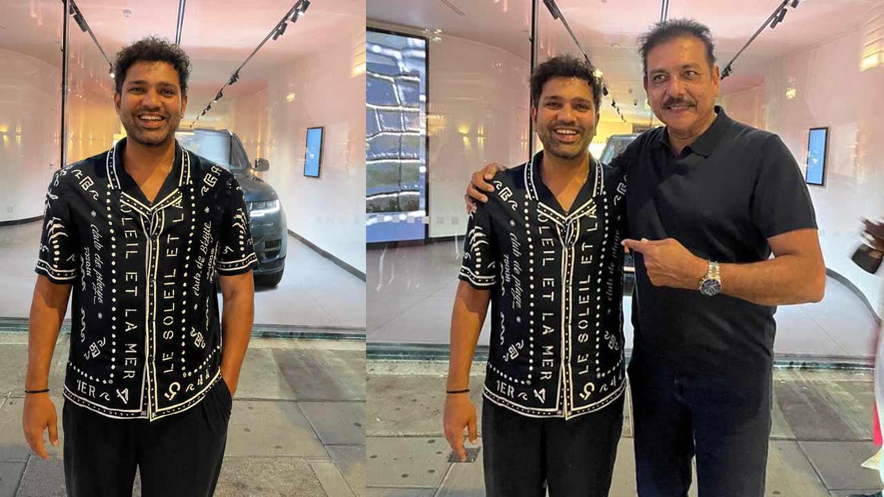 Rohit Sharma New Look: హిట్‌మ్యాన్‌ ఫొటో లీక్‌ చేసిన రవిశాస్త్రి.. కొత్త లుక్‌తో ట్రెండింగ్‌లో రోహిత్ శర్మ