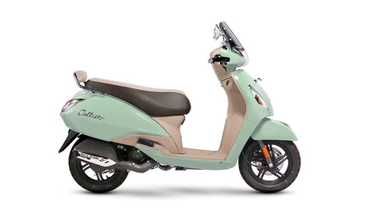 TVS Callisto 110: టీవీఎస్ కాలిస్టో 110 స్కూటర్ విడుదల.. 33 లీటర్ల స్టోరేజ్, కొత్త ఇంజిన్, ISG టెక్నాలజీ