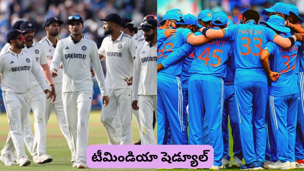 Team India Schedule