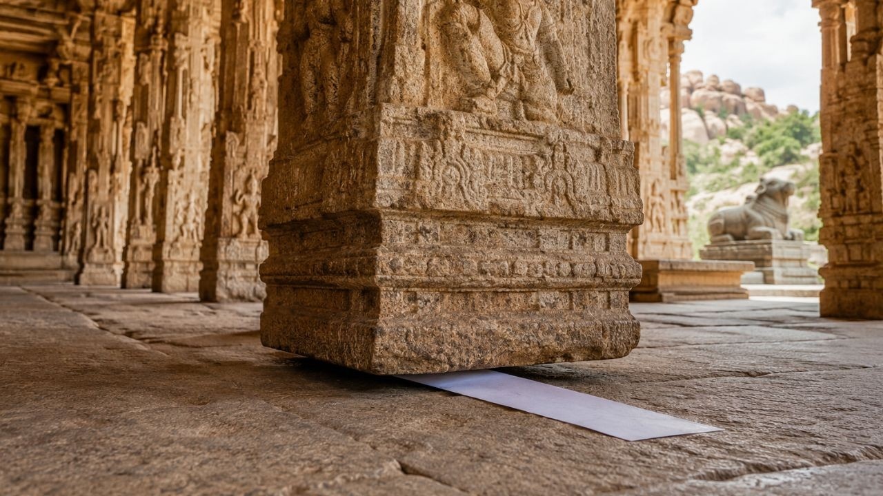 Lepakshi: లేపాక్షి ఆలయంలో వేలాడే స్తంభం వెనుక నిజం ఏంటి.. శతాబ్దాలుగా ఆశ్చర్యపరుస్తున్న నిర్మాణ రహస్యం!