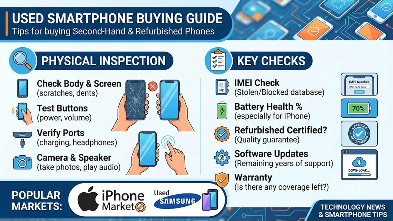 Used Smartphone Buying Guide: సెకండ్ హ్యాండ్ స్మార్ట్‌ఫోన్ కొంటున్నారా? ఇవి తప్పనిసరిగా చెక్ చేయండి.. లేదంటే అంతే..!