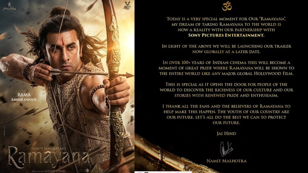 ramayana trailer postponed why ranbir kapoor sai pallavi film delayed trailer launch