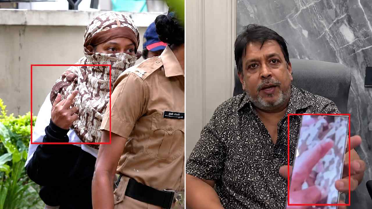siya goyal father clarifies viral middle finger photo