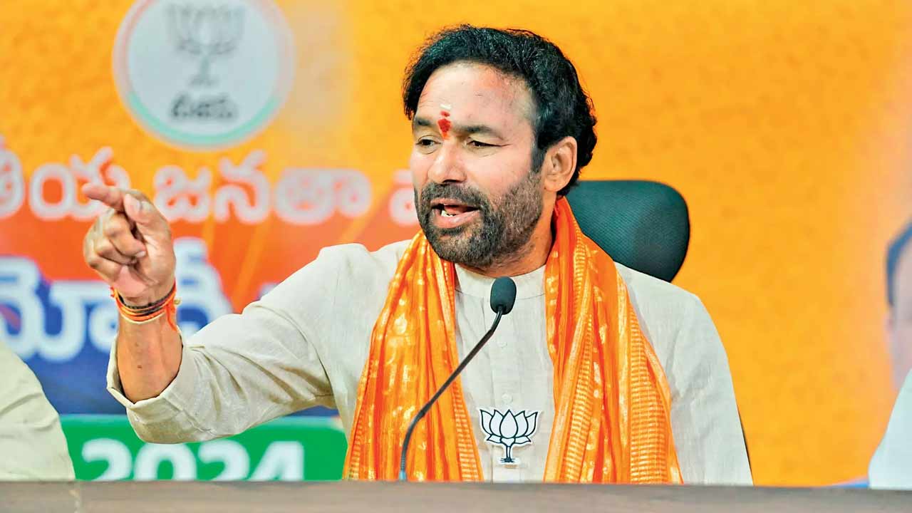 kishan reddy revanth government majlis hydraa remarks