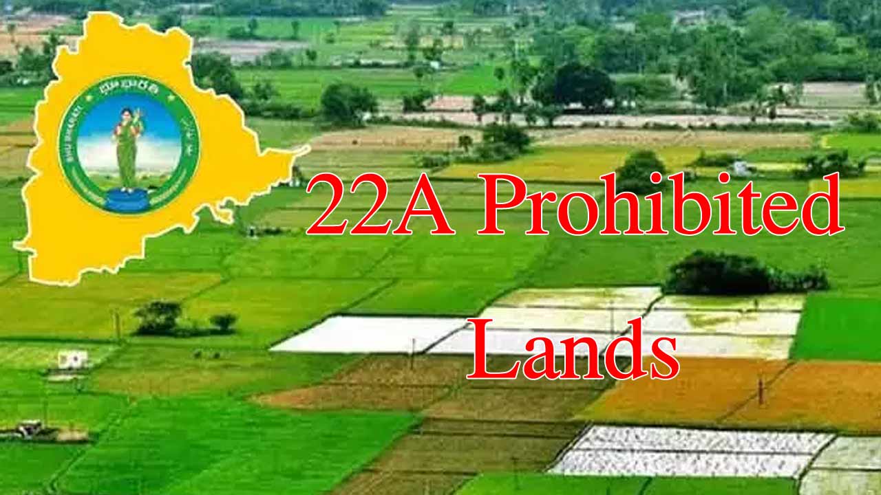 telangana 22a pob lands ponguleti srinivas reddy