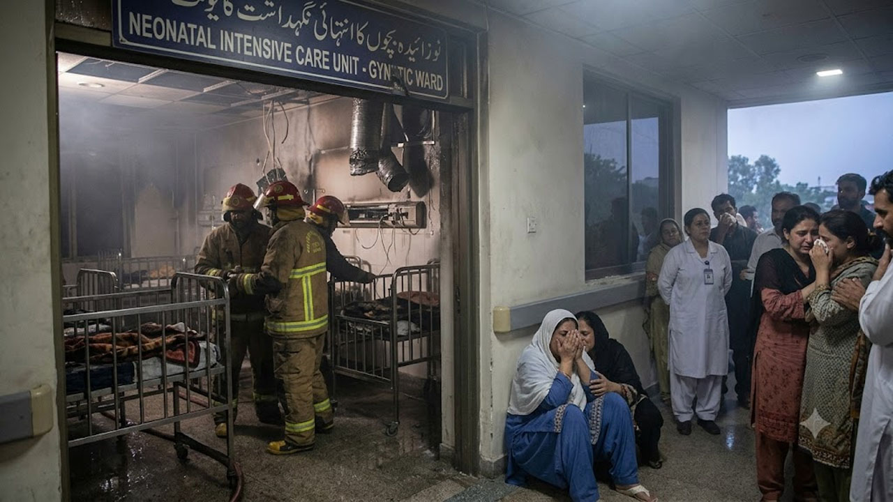 pims islamabad hospital fire 15 newborn babies killed