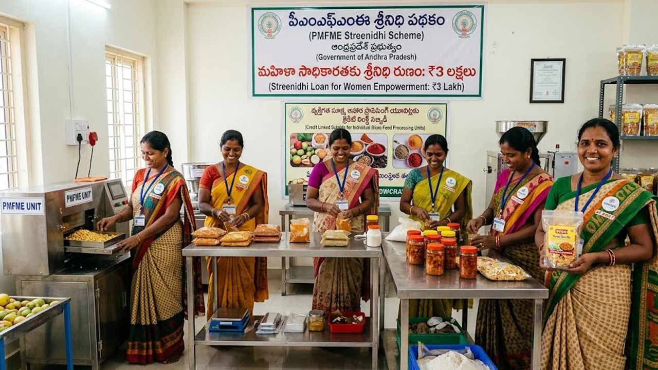 ap dwakra women pmfme streenidhi scheme offers rs 3 lakh loan