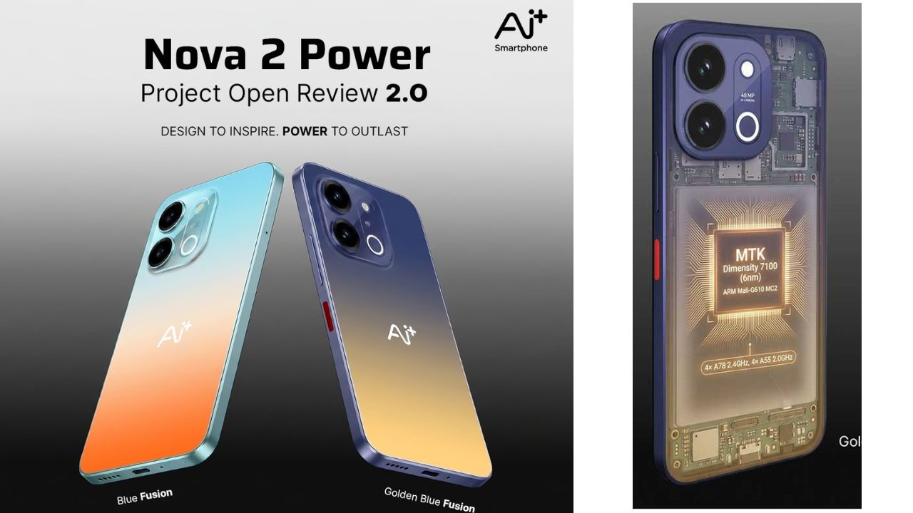 ai nova 2 power introduced with dimensity 7100 chip and new colour fusion design