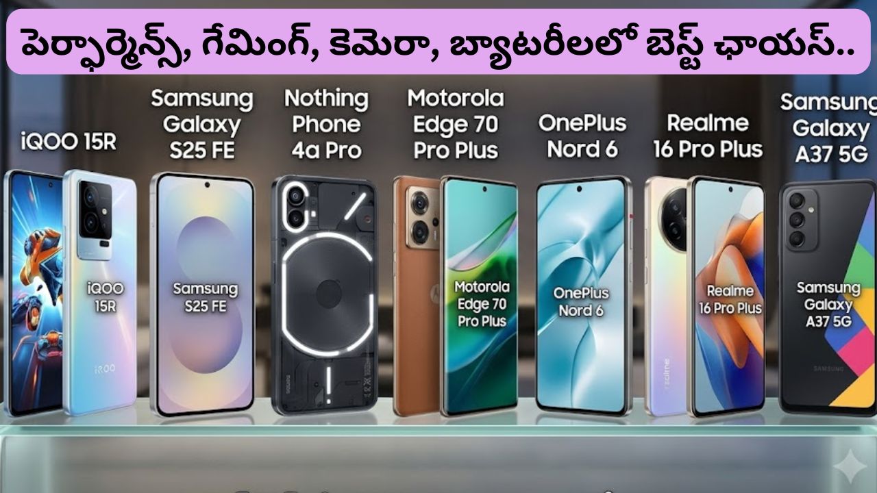 best smartphones under rs 50000 in 2026 iqoo 15r galaxy s25 fe oneplus nord 6 and more