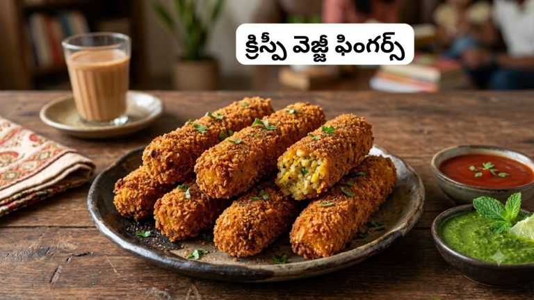 Crispy Veggie Fingers: బయట క్రిస్పీ.. లోపల సాఫ్ట్.! నోరూరించే ‘క్రిస్పీ వెజ్జీ ఫింగర్స్’ సింపుల్ అండ్ టేస్టీ స్నాక్ చేసేయండి ఇలా.!