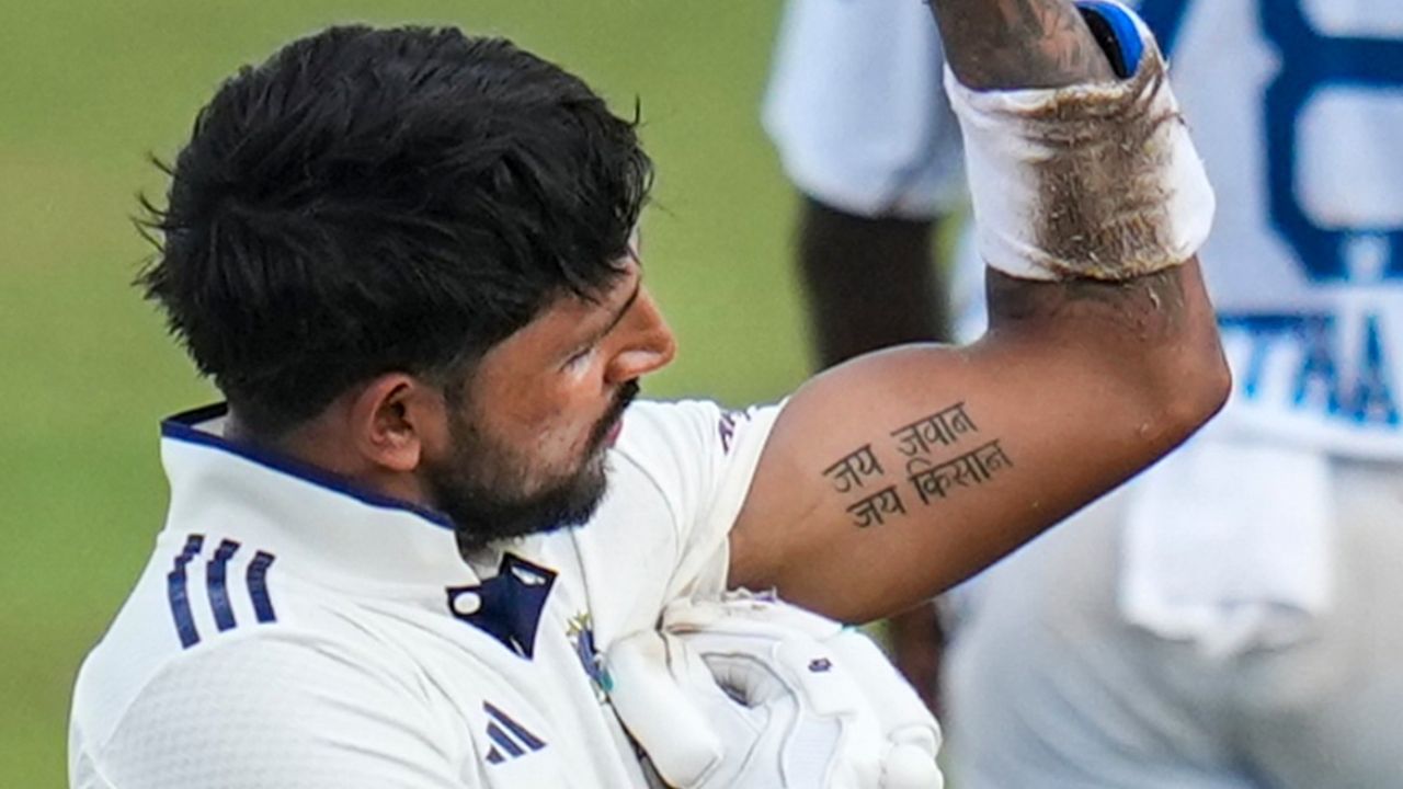 the story behind dhruv jurels jai jawan jai kisaan tattoo