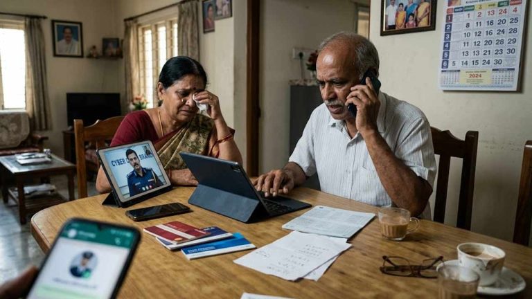 Digital Arrest Scam: డిజిటల్ అరెస్ట్ ఉచ్చులో వృద్ధ దంపతులు.. కృష్ణాజిల్లాలో రూ.1.43 కోట్ల సైబర్ మోసం