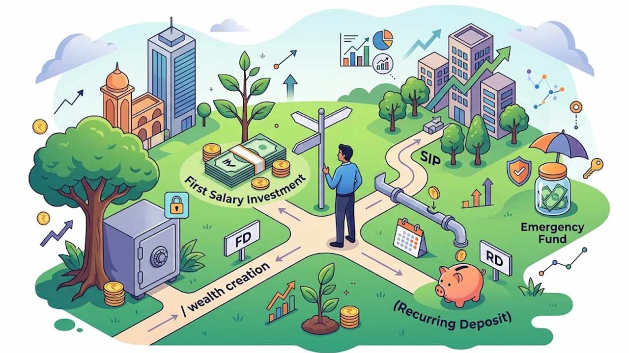 first salary investment guide fd vs rd vs sip which option is best