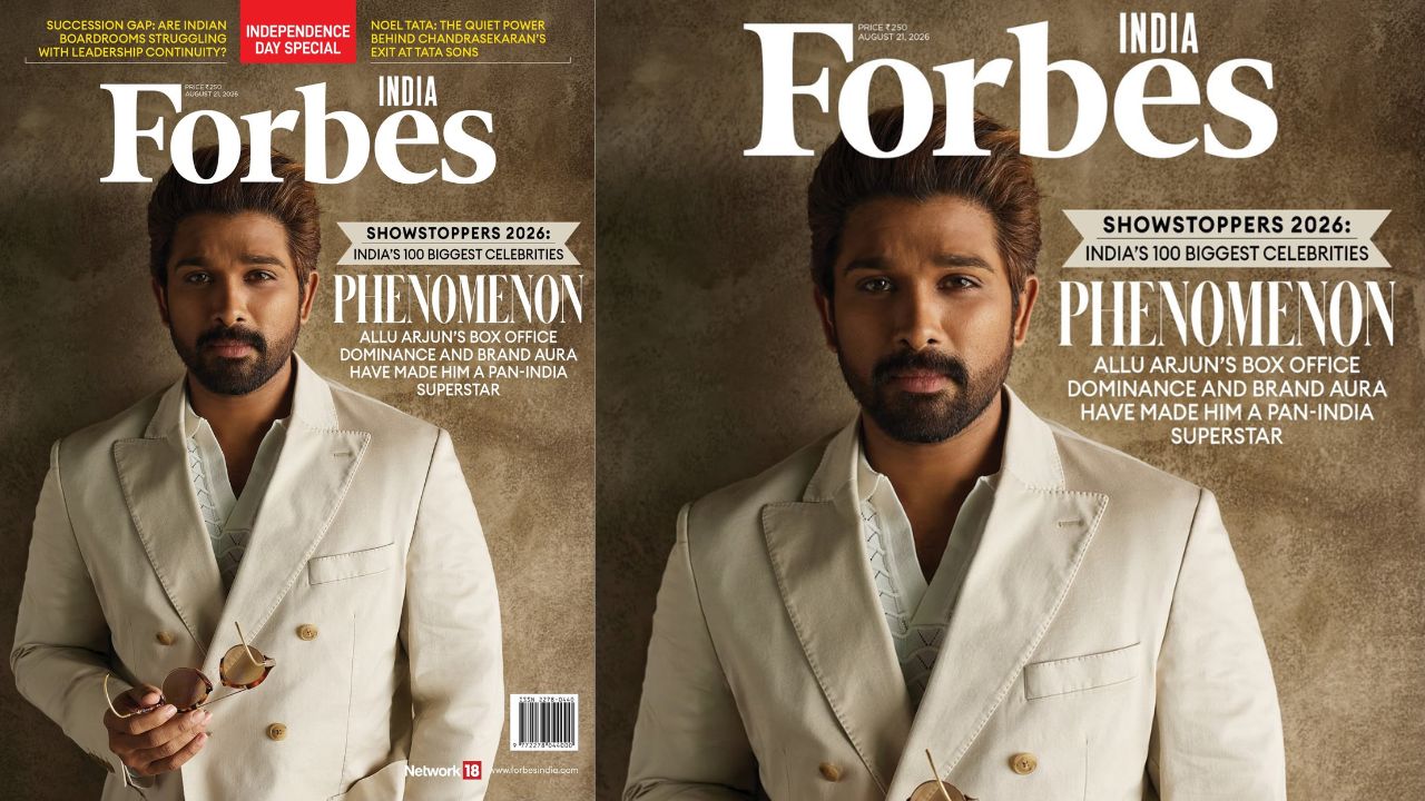 Forbes India: అల్లు అర్జున్‌కు మరో అరుదైన గౌరవం.. ఫోర్బ్స్ కవర్‌పై ఐకాన్ స్టార్!