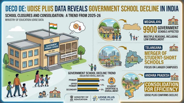 Government Schools Decline: ఒకే ఏడాదిలో 9,900 ప్రభుత్వ పాఠశాలల మూత… తెలుగు రాష్ట్రాల్లో భారీగా..! కారణమేంటి?