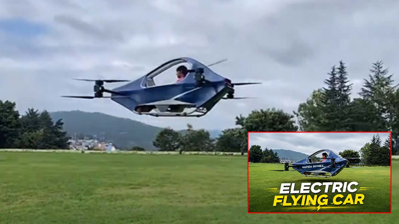 uttarakhand man builds electric flying vehicle hapida skynex