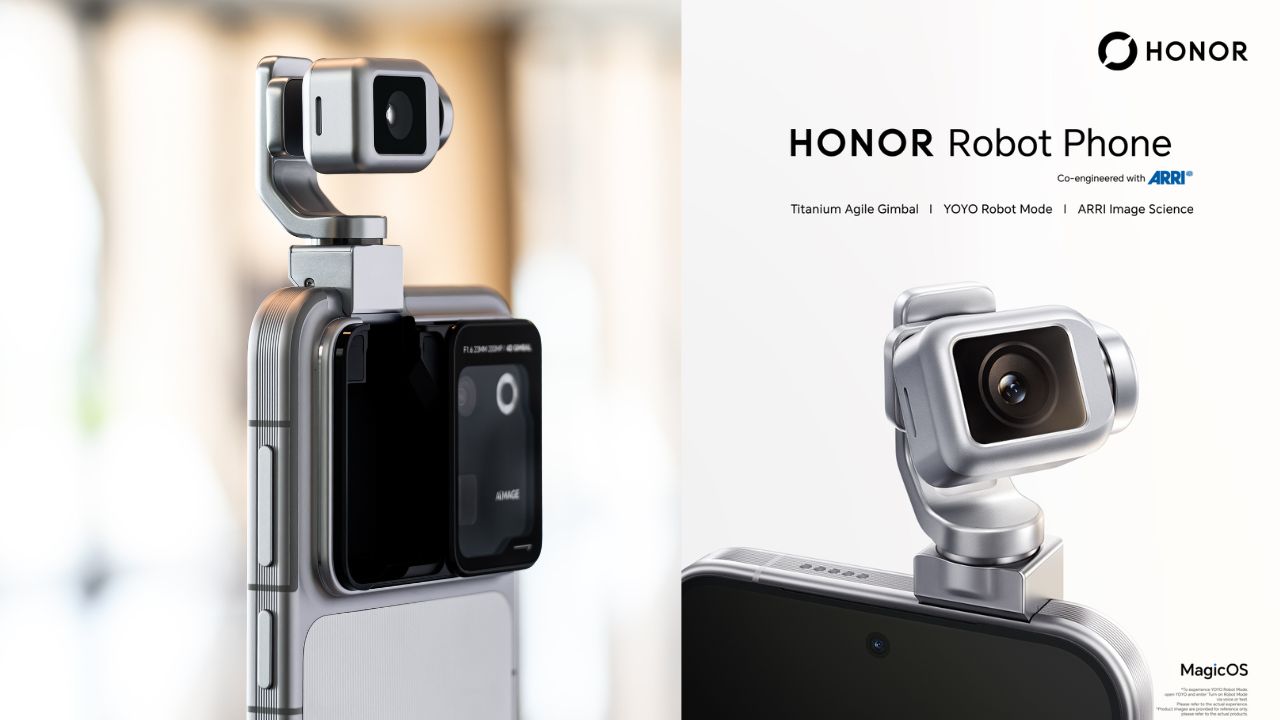honor robot phone launched with 200mp dual cameras 200x zoom and 7060mah battery