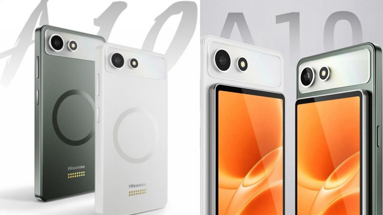 hisense a10 e ink phones launched with detachable color screen and android 16