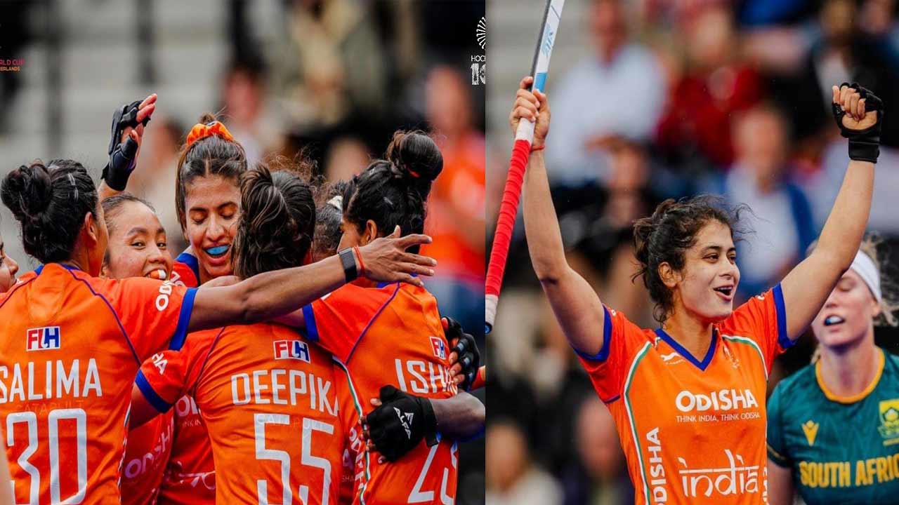 Hockey World Cup 2026: మహిళల హాకీ ప్రపంచకప్‌లో భారత్ జోరు.. దక్షిణాఫ్రికాపై 6-1 ఘన విజయం
