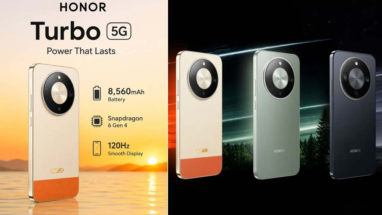 Honor Turbo 5G: హానర్ టర్బో 5G విడుదల.. 8,560mAh బ్యాటరీ, 120Hz AMOLED డిస్‌ప్లేతో కొత్త 5G ఫోన్